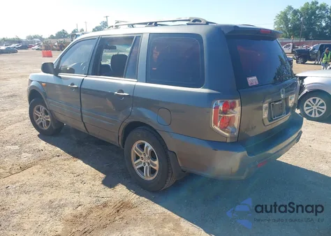 2007 Honda Pilot Lx from USA, damaged, VIN 2HKYF18117H530057